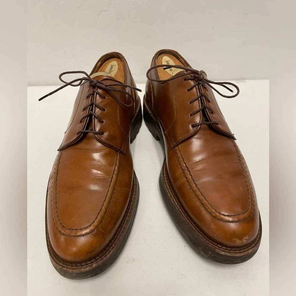 Polo Ralph Lauren Made in Italy Vintage Chunky Leather Derby in Brown Size‎ 9 D