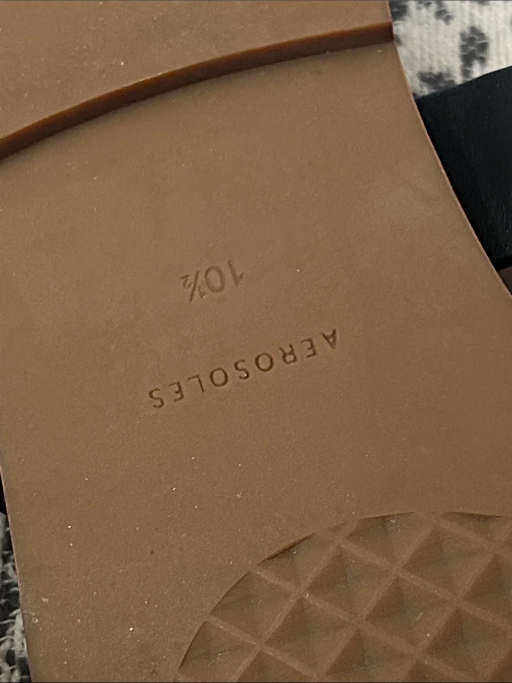 AEROSOLES leather slide