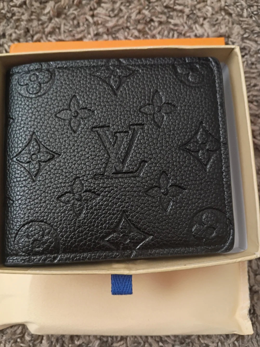 Premium Black Leather Card Wallet - Men's Accessory