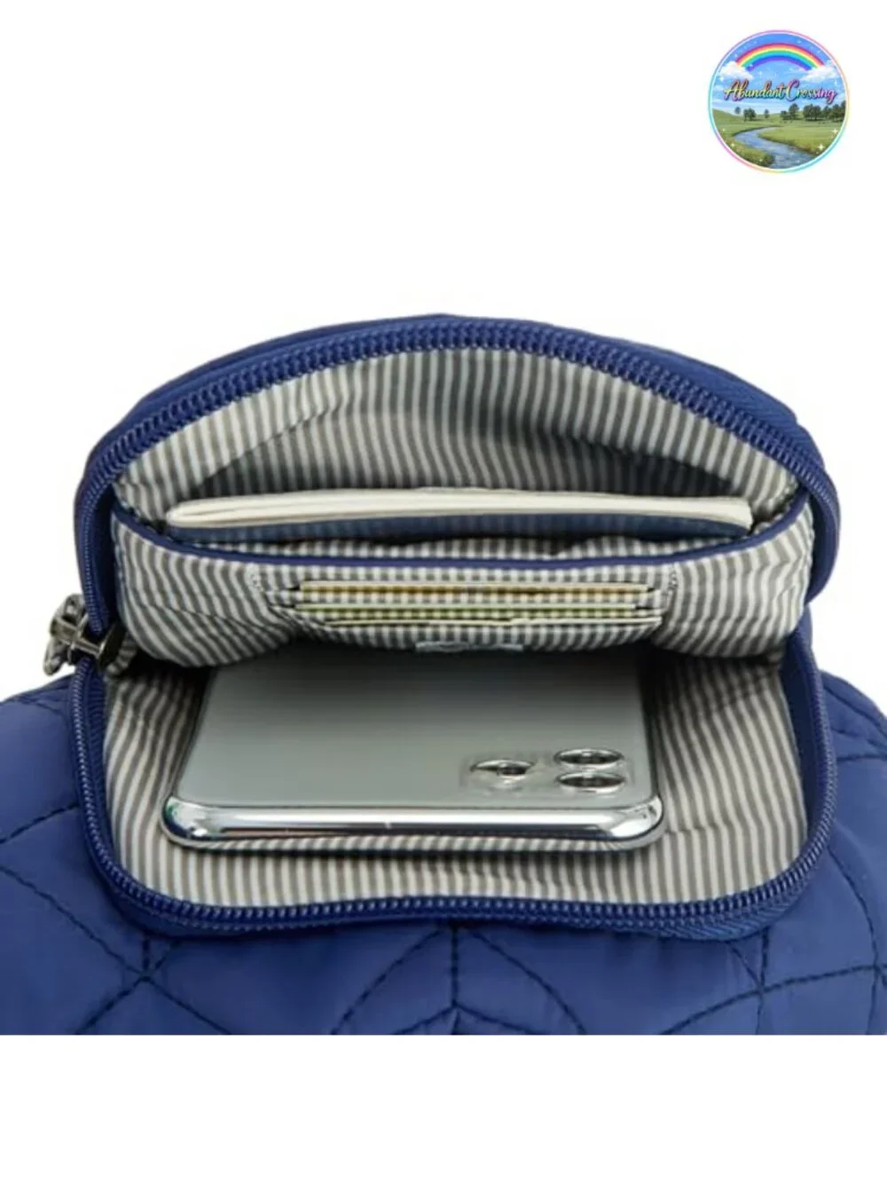 Anti-Theft Insulated Water Bottle Tote with RFID Blocking, Slash-Resistant,