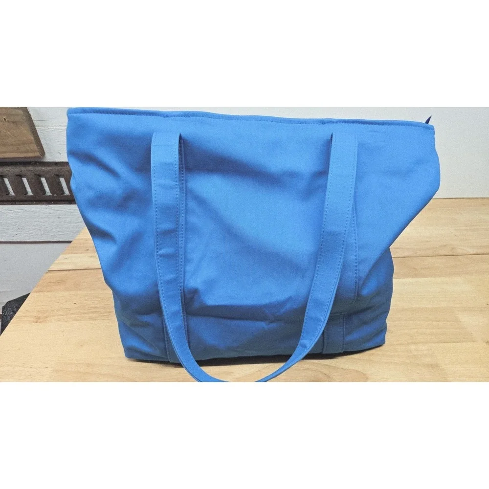 Vera Bradley Cotton Tote‎ Bag Blue Aster Vera Tote
