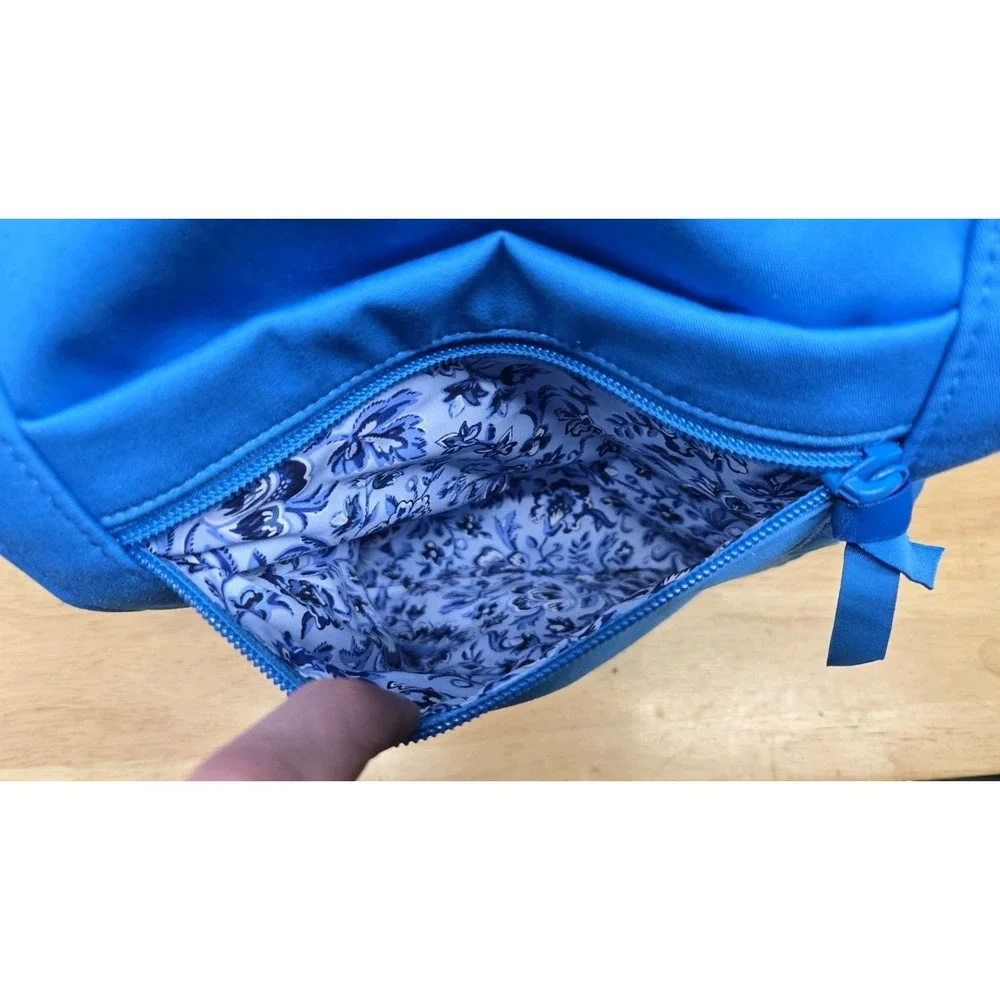 Vera Bradley Cotton Tote‎ Bag Blue Aster Vera Tote