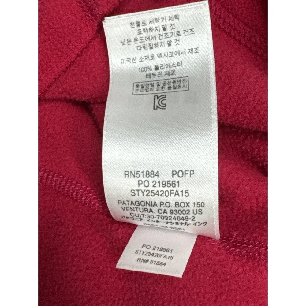 Patagonia women size