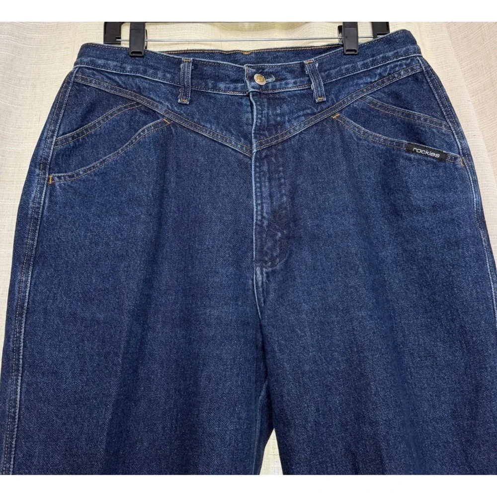 Vintage Rocky Mountain Rockies Western Jeans High Rise‎ Bareback 15/16 XL Tall