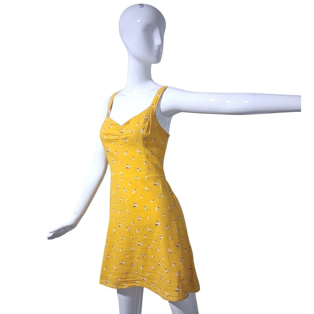 Y2k Hollister‎ Fairygrunge Empire Waist Women's size Medium Open Back Mini Dress