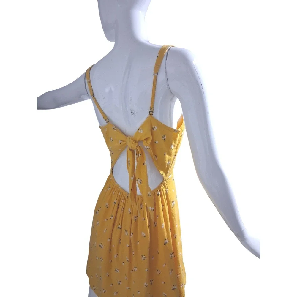 Y2k Hollister‎ Fairygrunge Empire Waist Women's size Medium Open Back Mini Dress