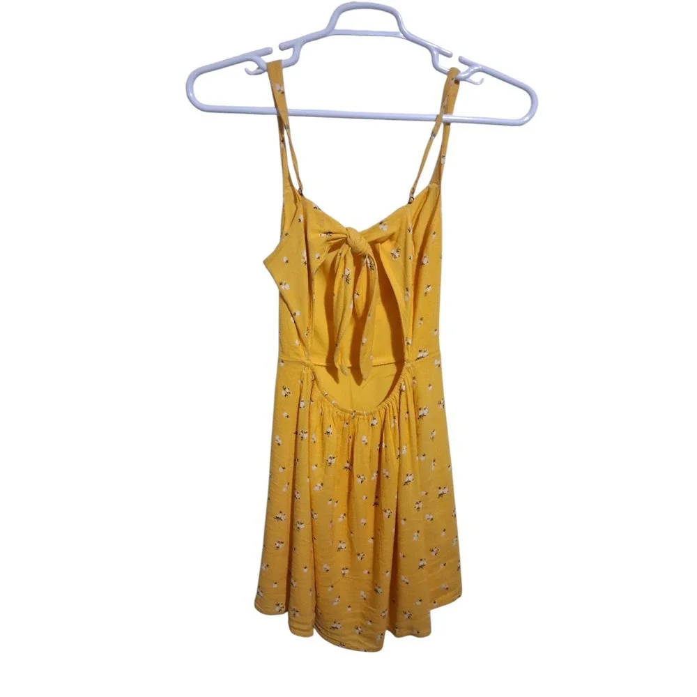 Y2k Hollister‎ Fairygrunge Empire Waist Women's size Medium Open Back Mini Dress