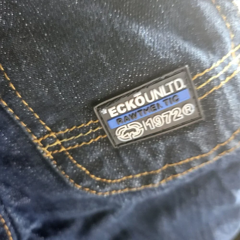 Ecko Unlimited Infants Denim Blue Jeans Size 6-9 Months Casual‎ Streetwear
