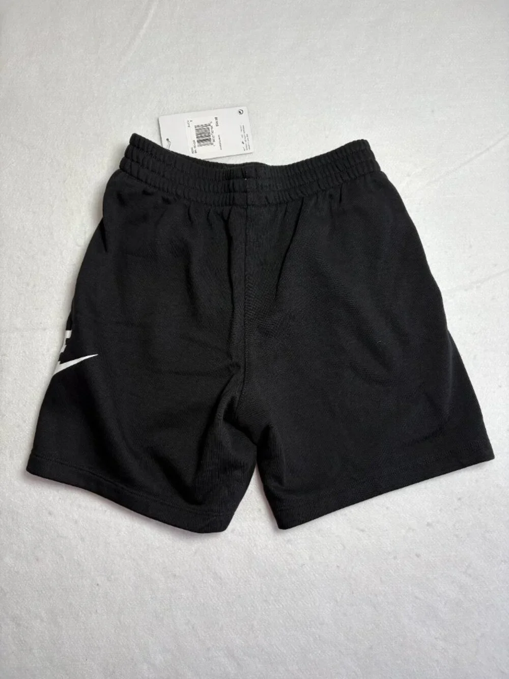 Nike Boys' Sportswear Club Futura French Terry Shorts Black Athletic 6-7 Years