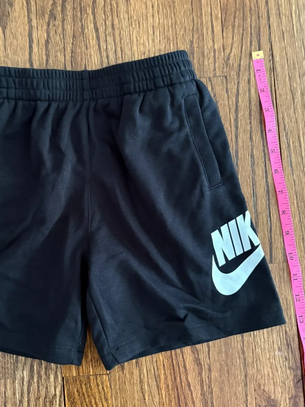 Nike Boys' Sportswear Club Futura French Terry Shorts Black Athletic 6-7 Years