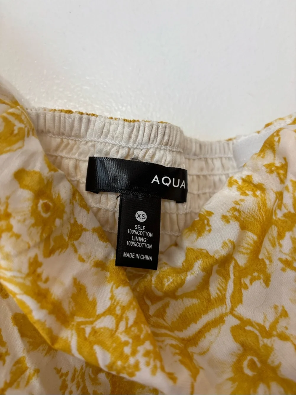 Aqua women yellow