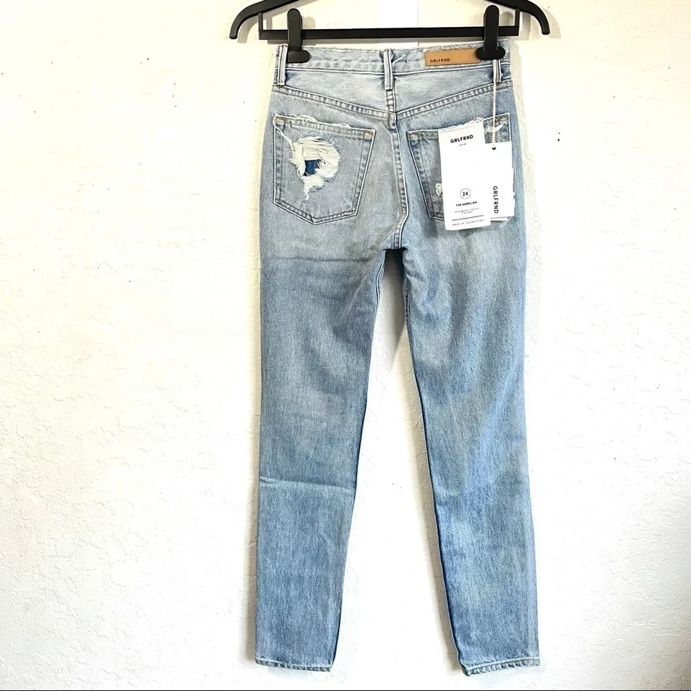 GRLFRND detail jeans pockets