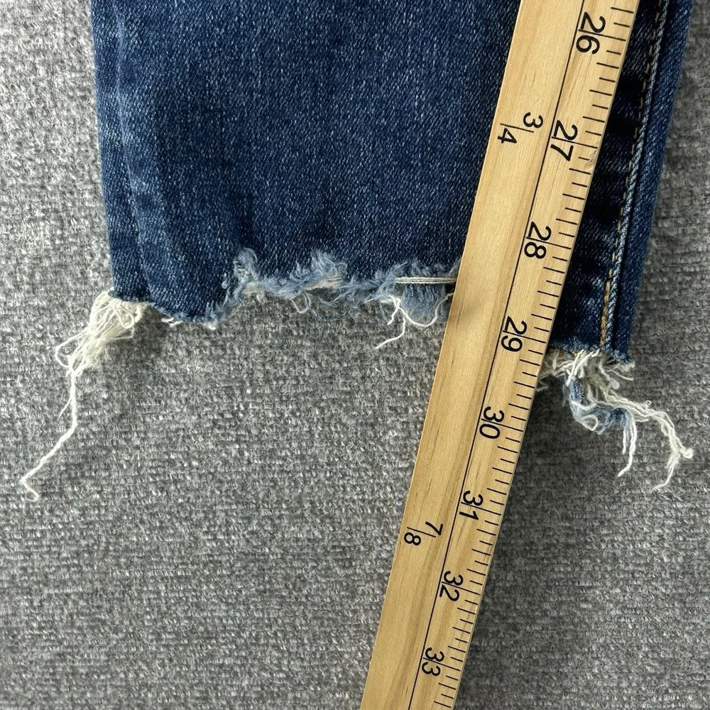 Adriano‎ Goldschmied The Legging Ankle Jeans Women Size 31R Raw Hem Denim Casual