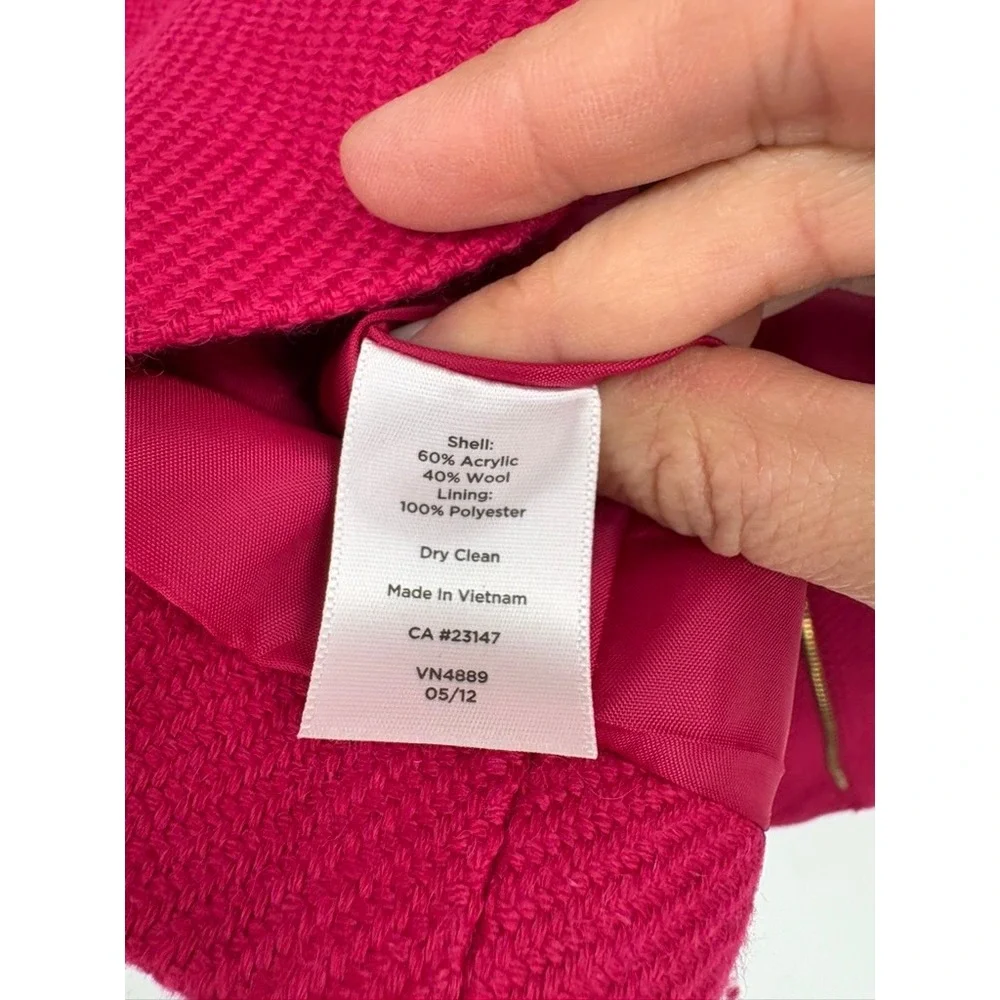Talbots asymmetric zip