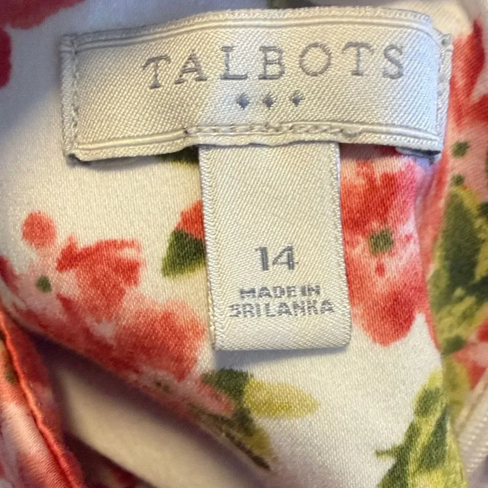 Talbots sleeveless midi
