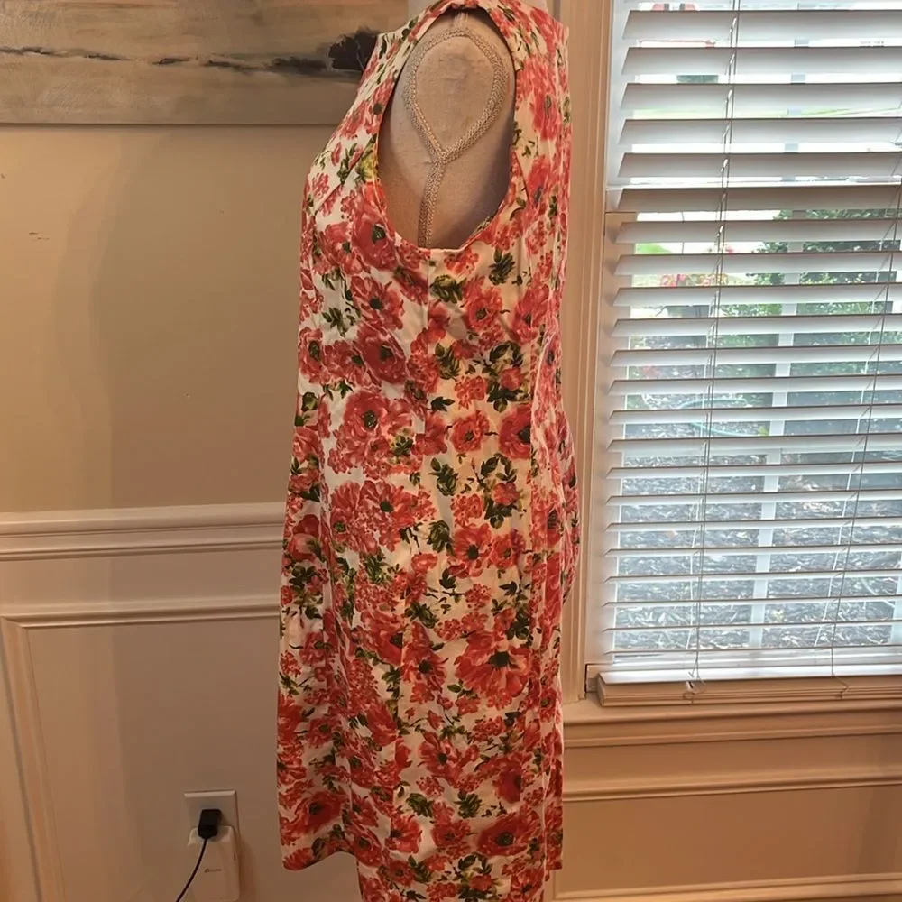 Talbots sleeveless midi