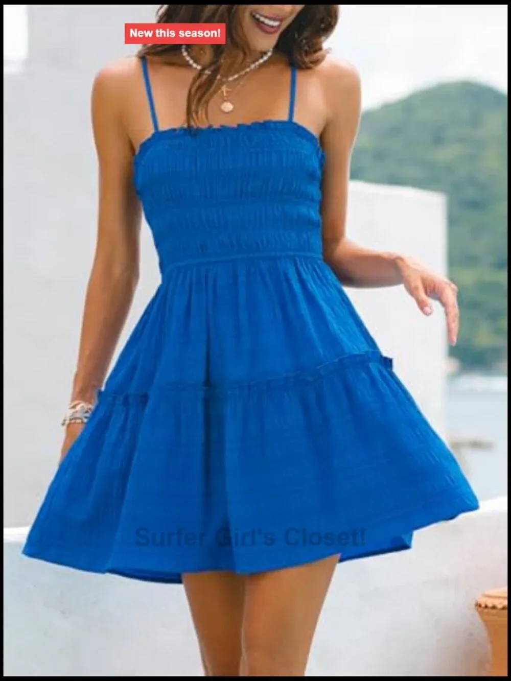 N/A smocked mini
