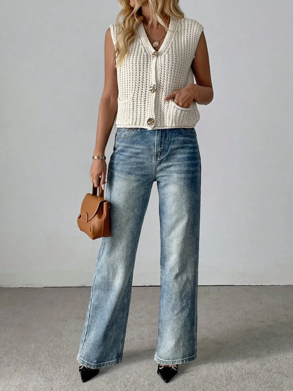 N/A apricot ribbed