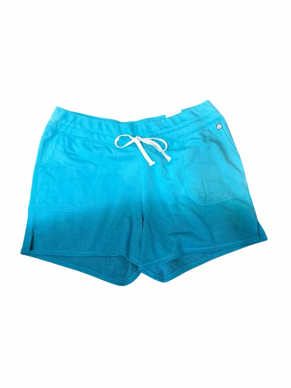 Livi Active Blue Ombre Women’s Drawstring Shorts size 22/24 new