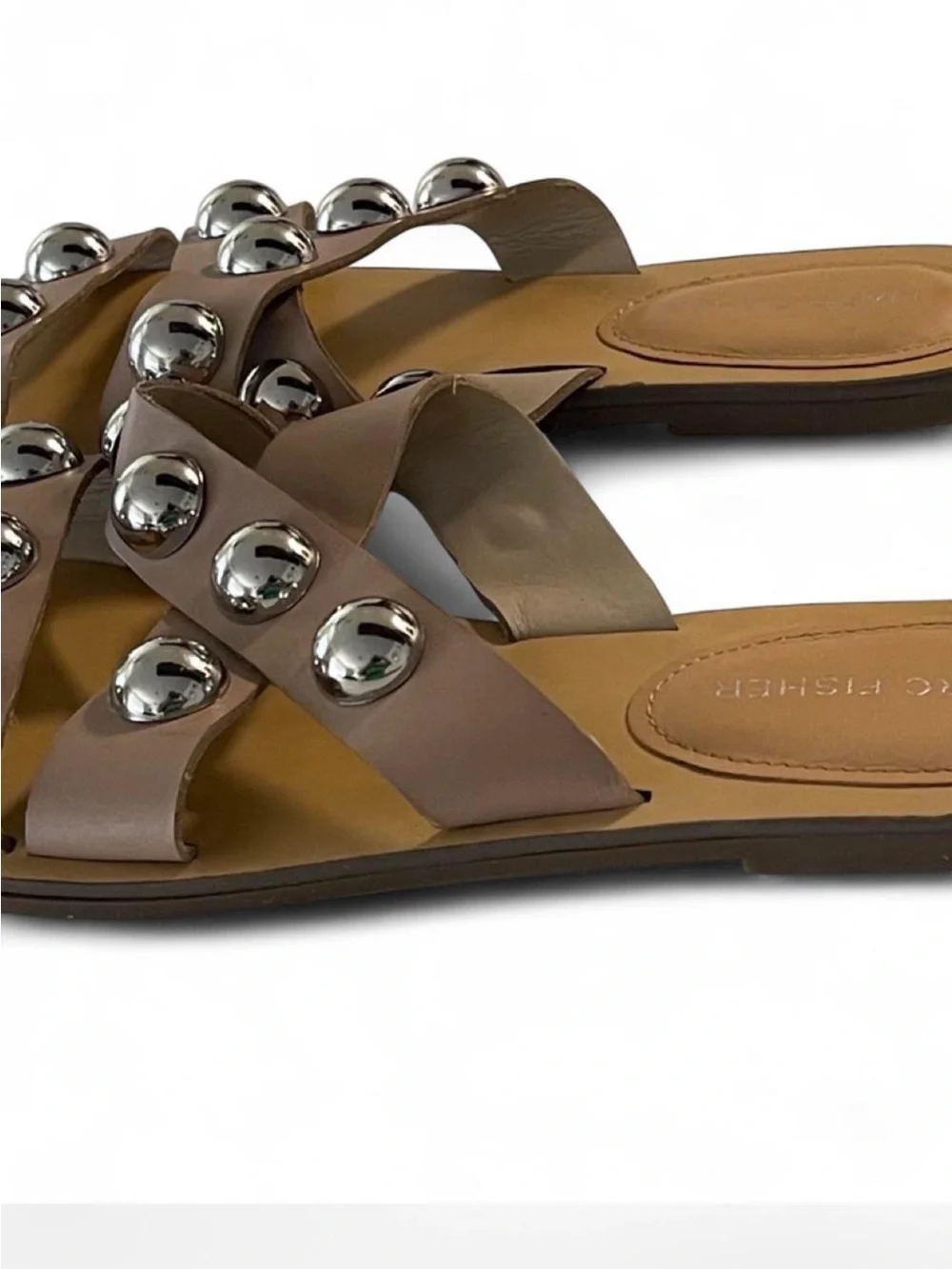 Marc Fisher leather slide