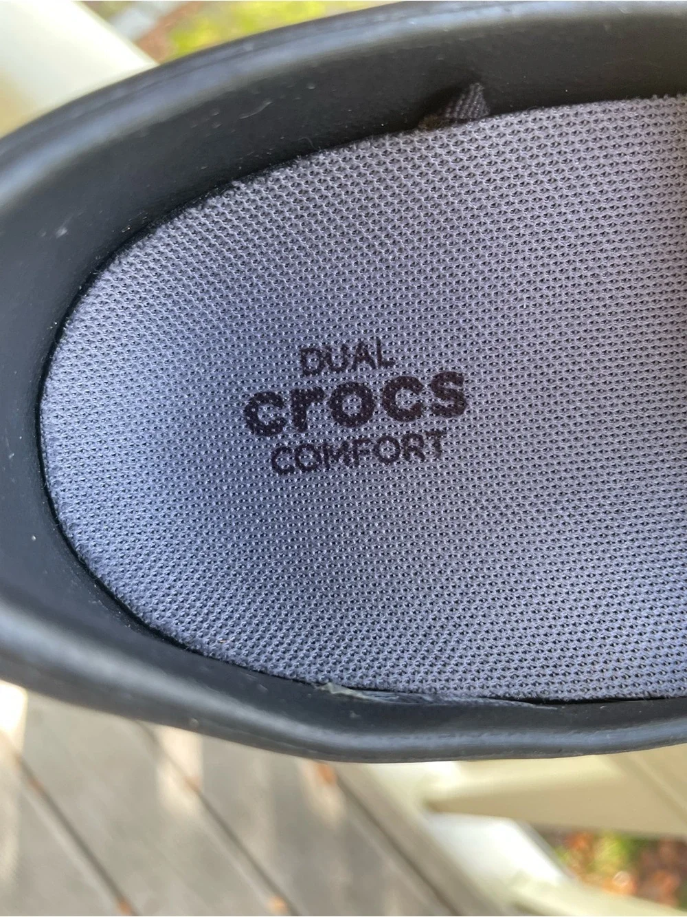 CROCS comfortable black