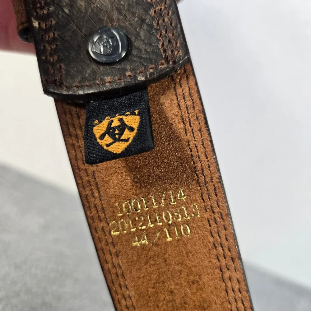 Ariat grain leather work