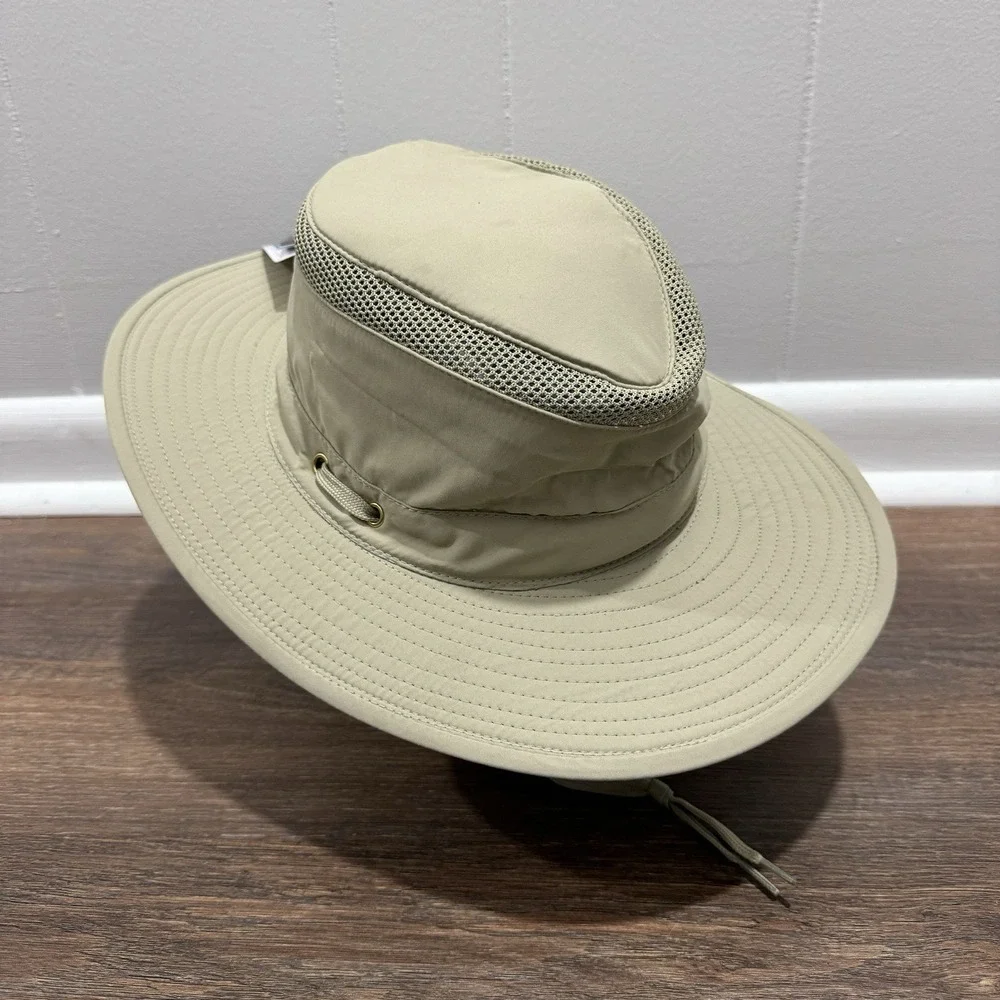 NWT Henschel Camper Travel Hat Boonie‎ Khaki Men's Sz L Breezer UPF 50