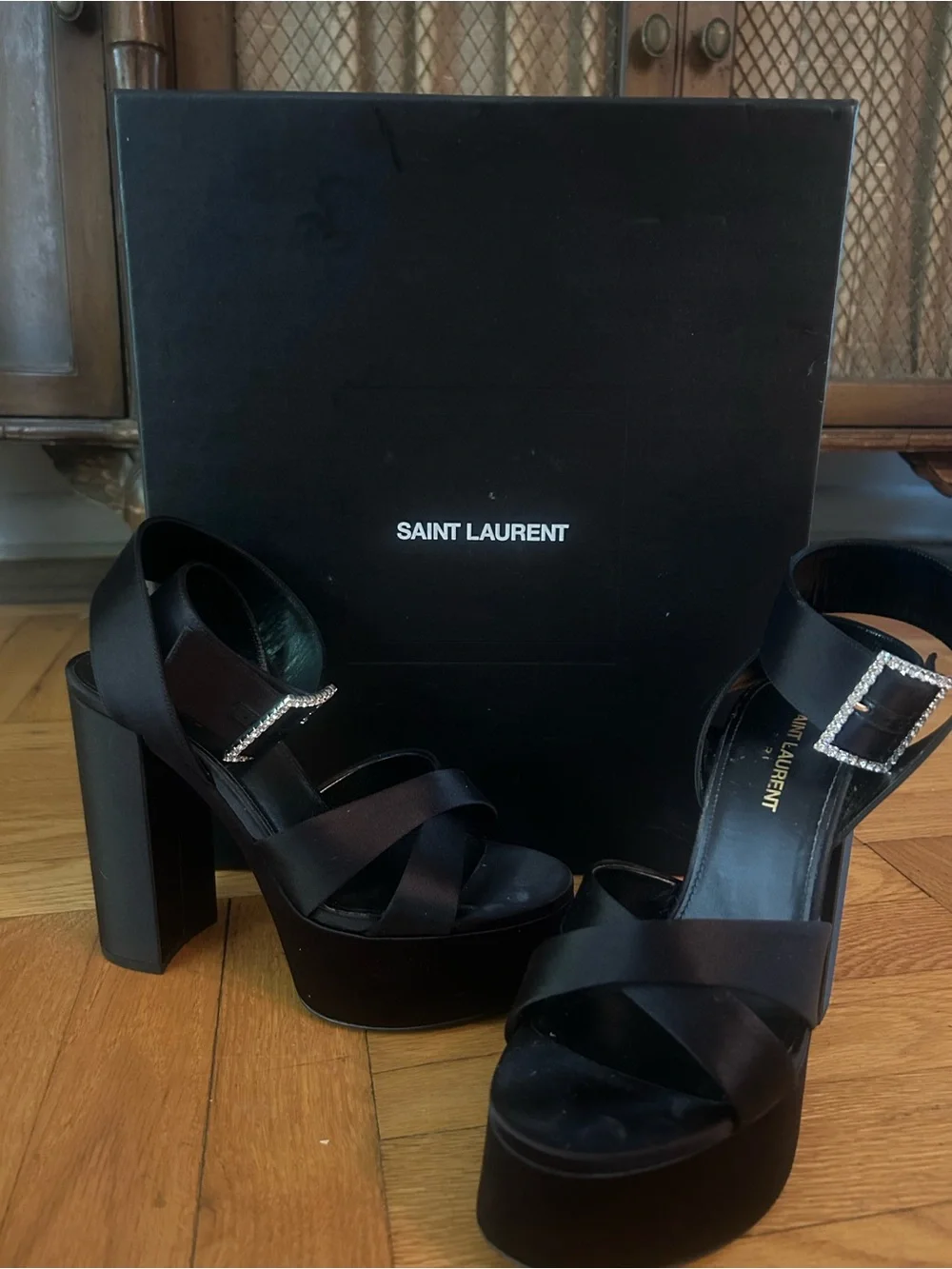 Saint Laurent high platform