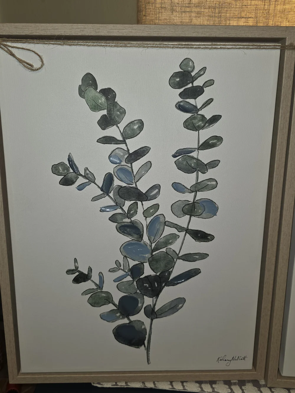 Kirklands Home pair eucalyptus