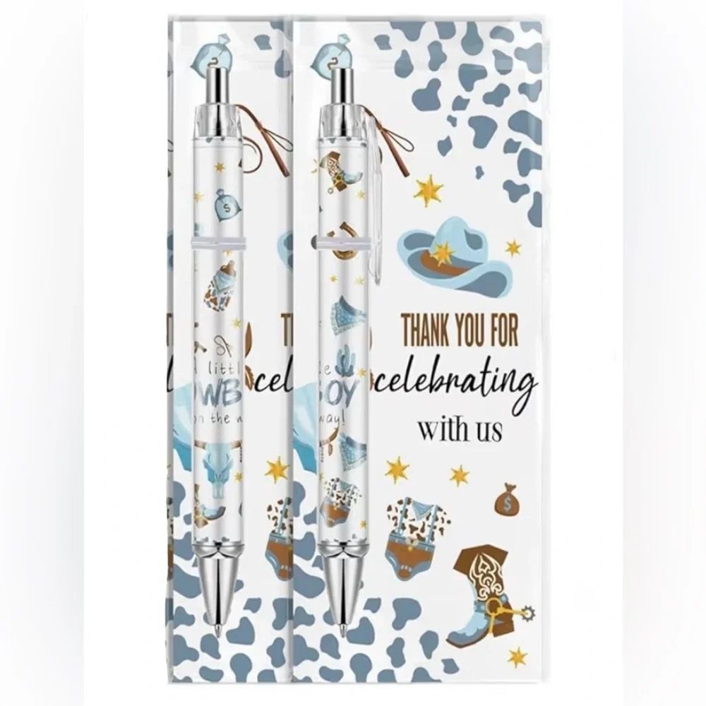 Little Cowboy Baby Shower Ballpoint Pen Party Favor
