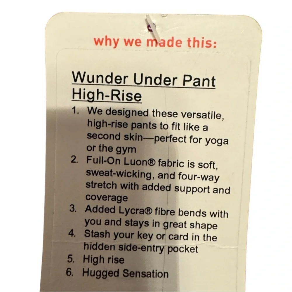 lululemon athletica never worn
