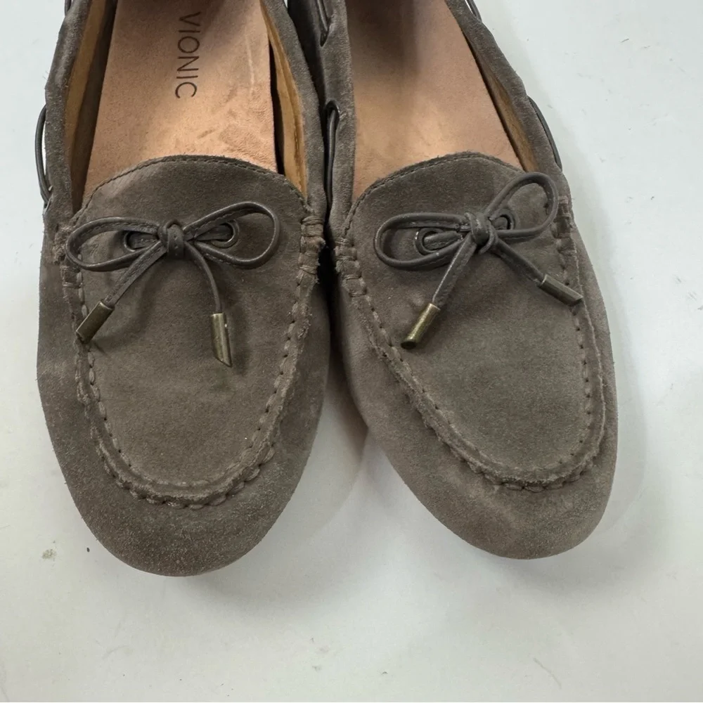 Vionic leather suede