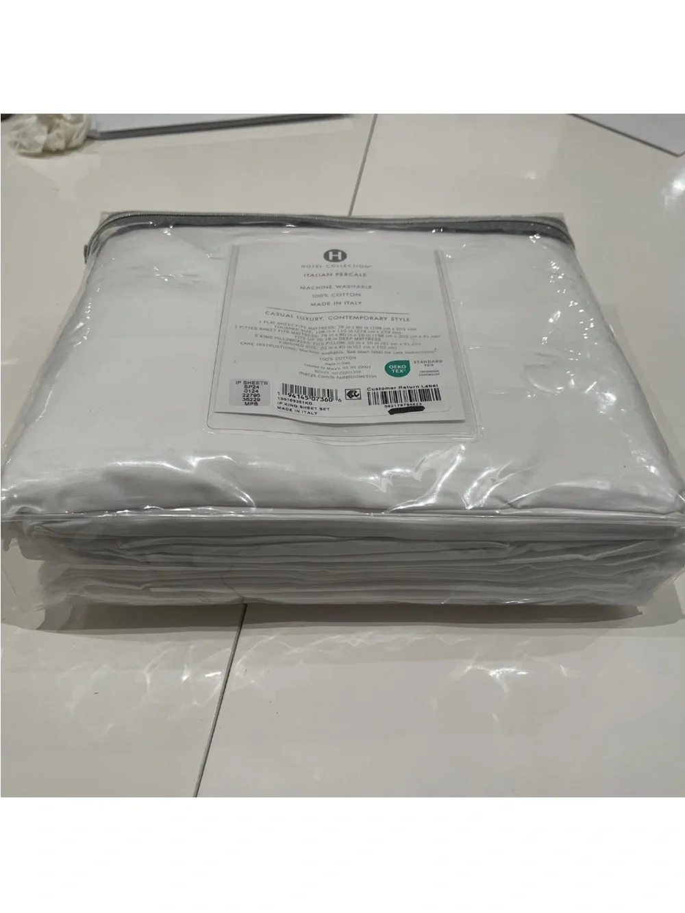 Hotel Collection crisp white