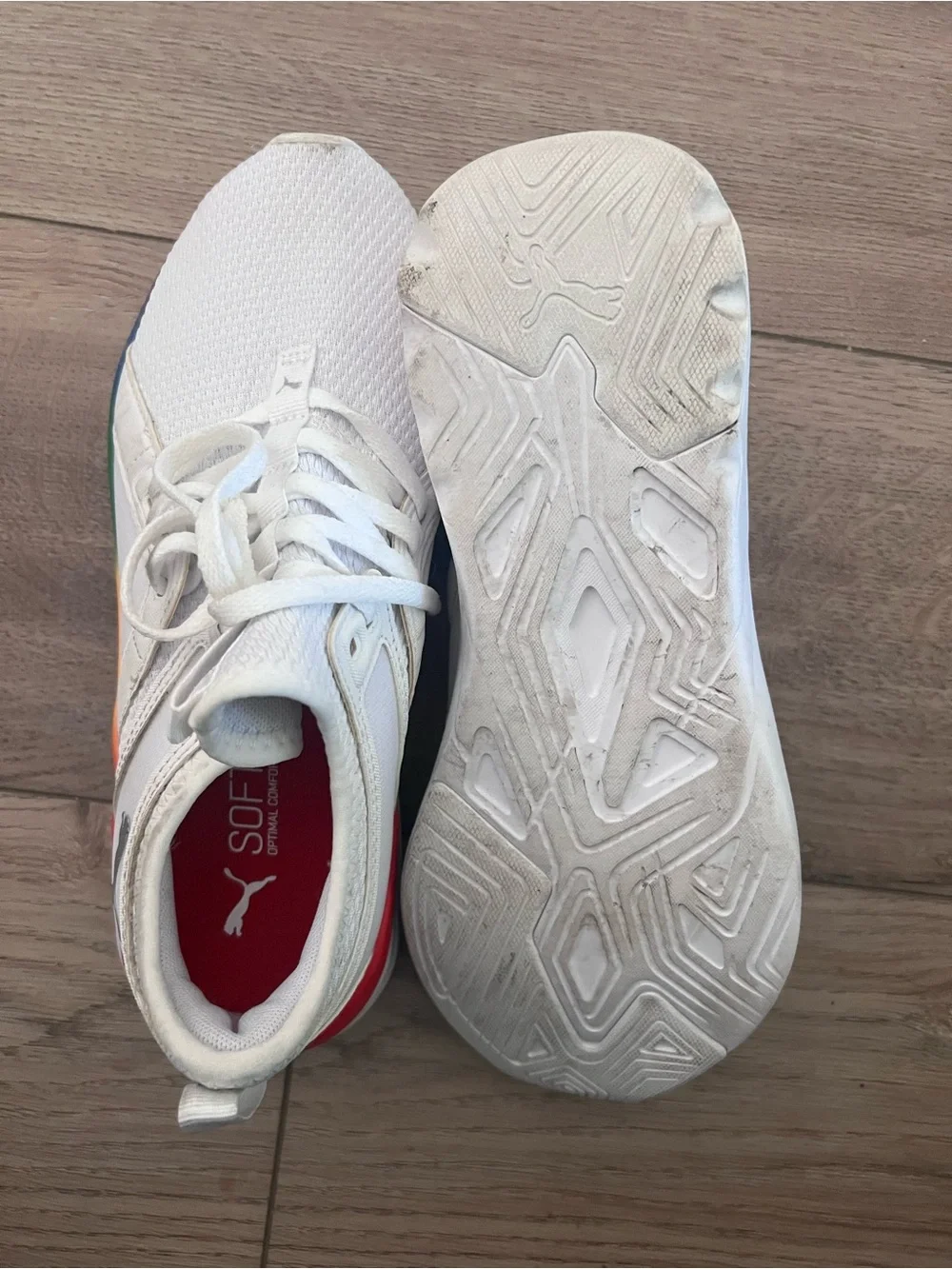 Puma breathable white