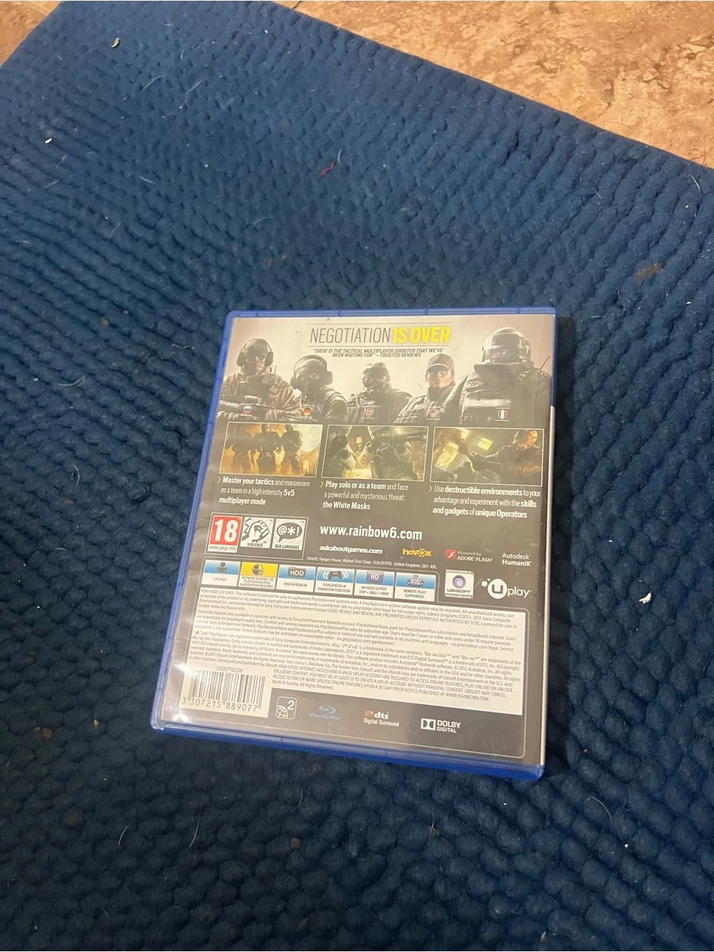 Rainbow six experience intense