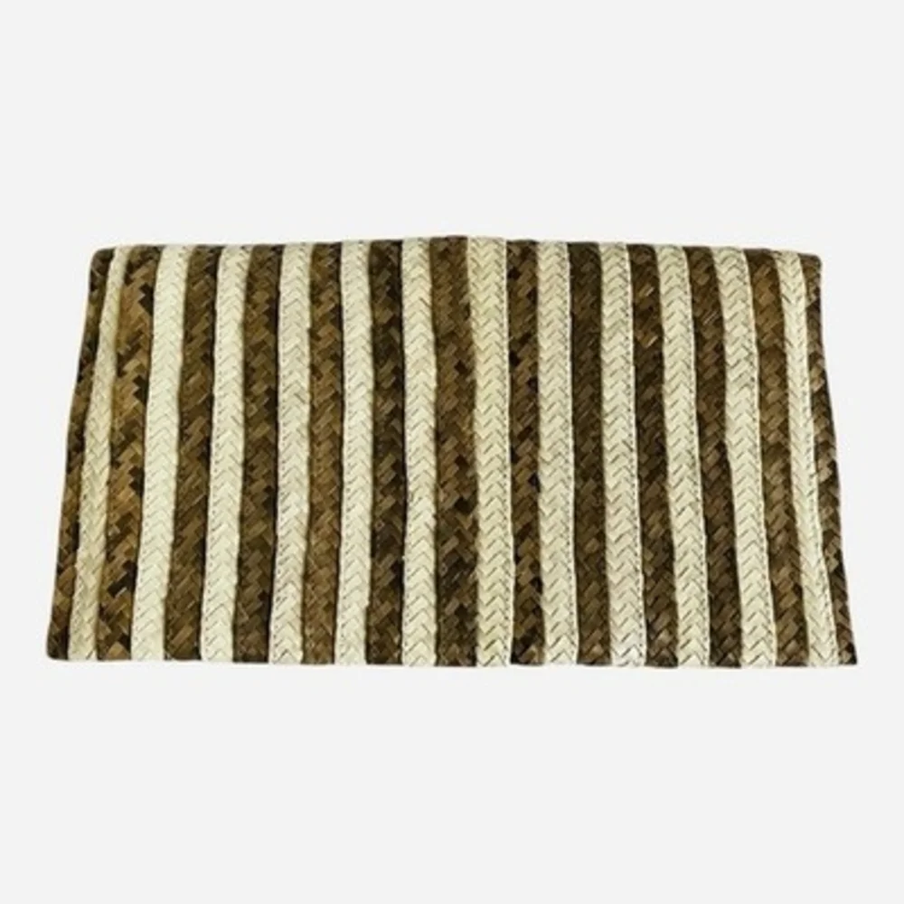 chic woven straw