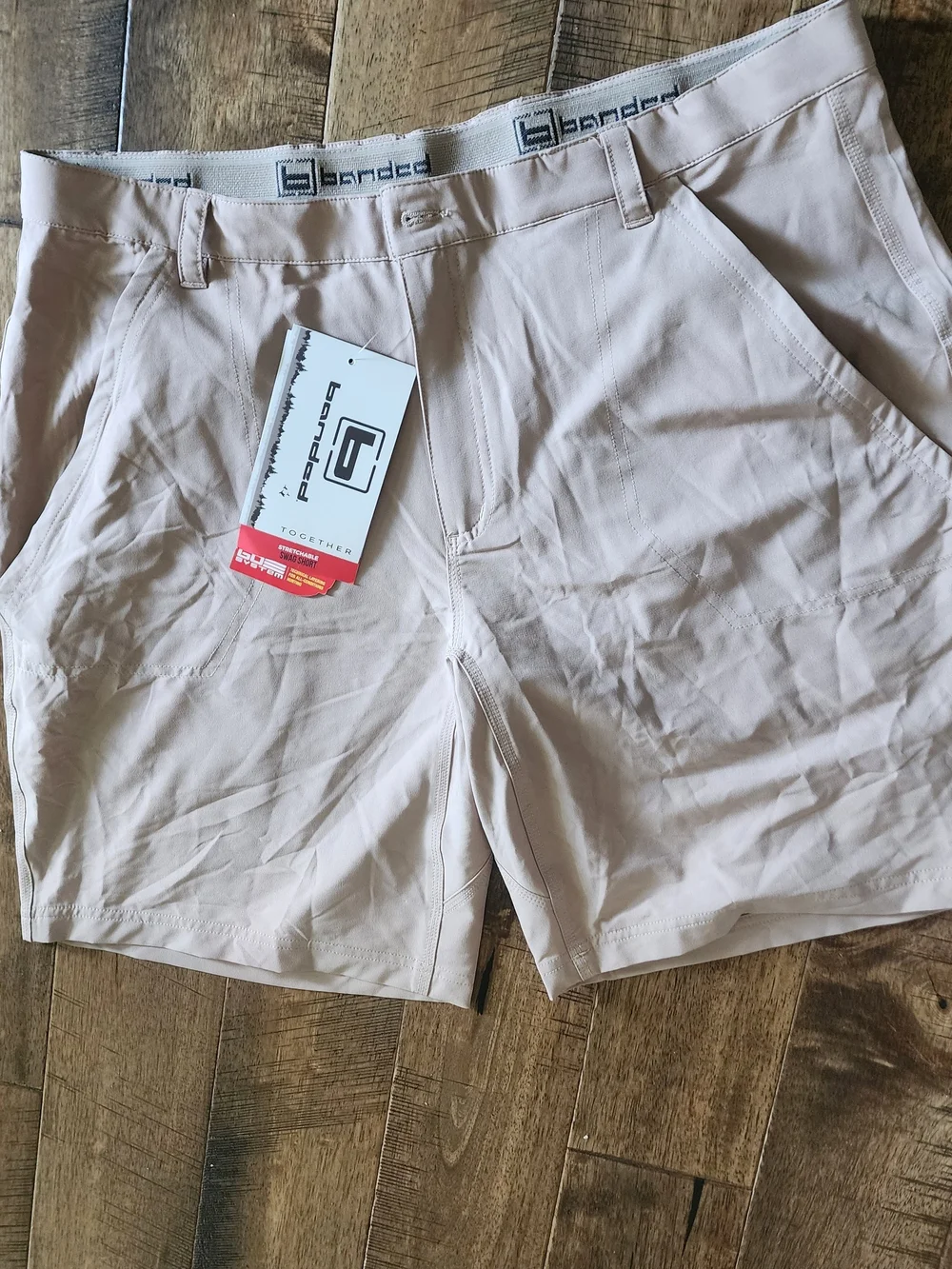 Men's Hybrid Performance Shorts — Ultra Light Swag Beige