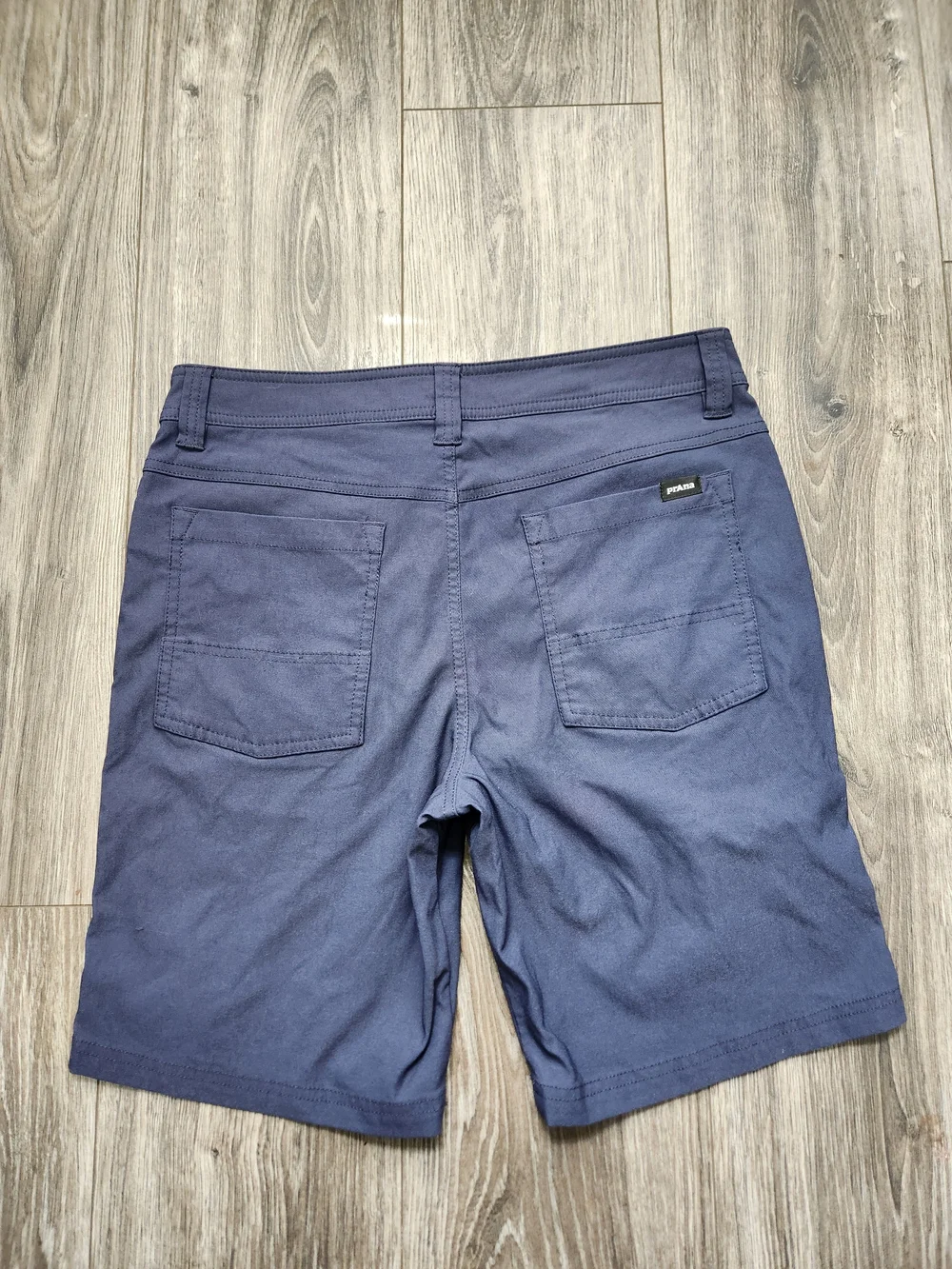 PrAna 1969731 Men's Brion Short II Blue Size 30x9 Standard Fit