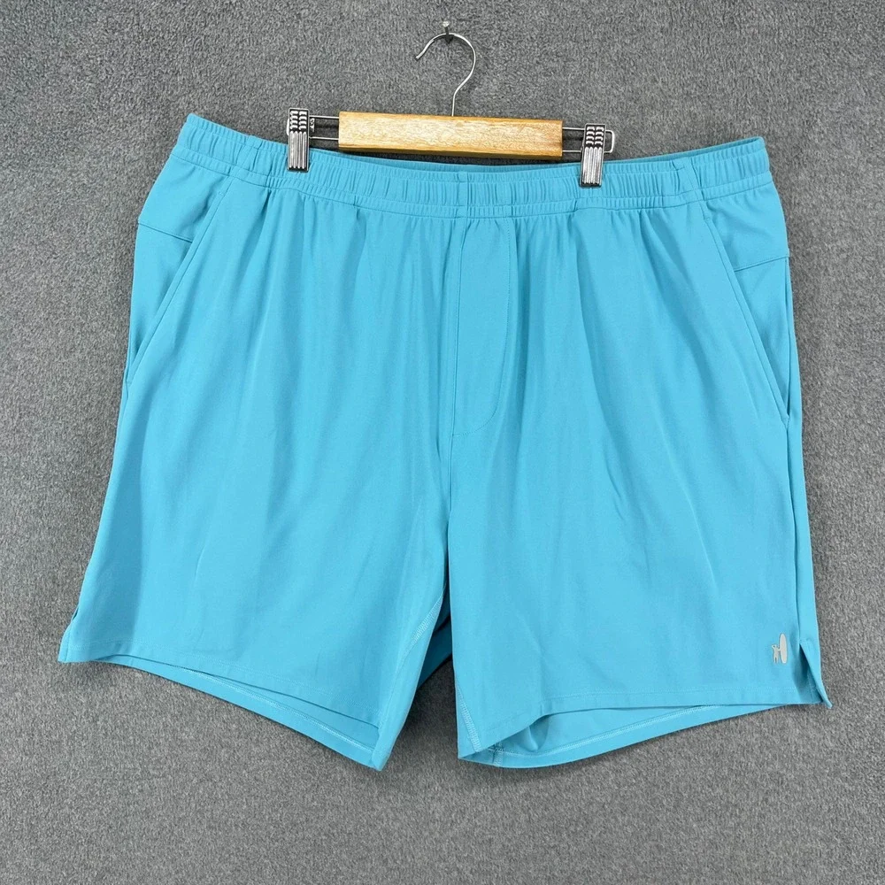Johnnie-O Rocke Performance Shorts Mens XL Blue Stretch Active Golf JMSH100100