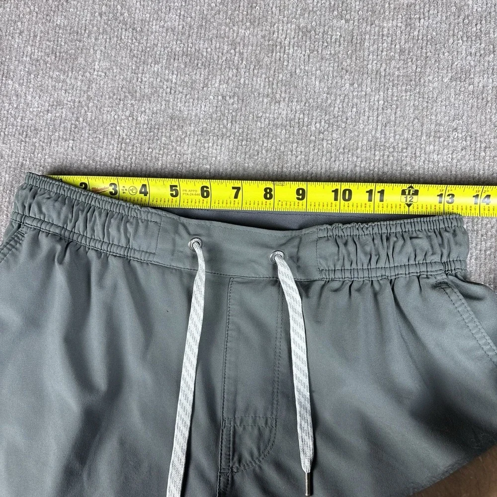 Vuori Banks Shorts Mens S Green Lined 6