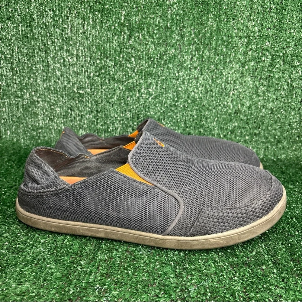 Olukai‎ Men’s Nohea Mesh Slip On Sneakers Gray Loafers Men’s 12