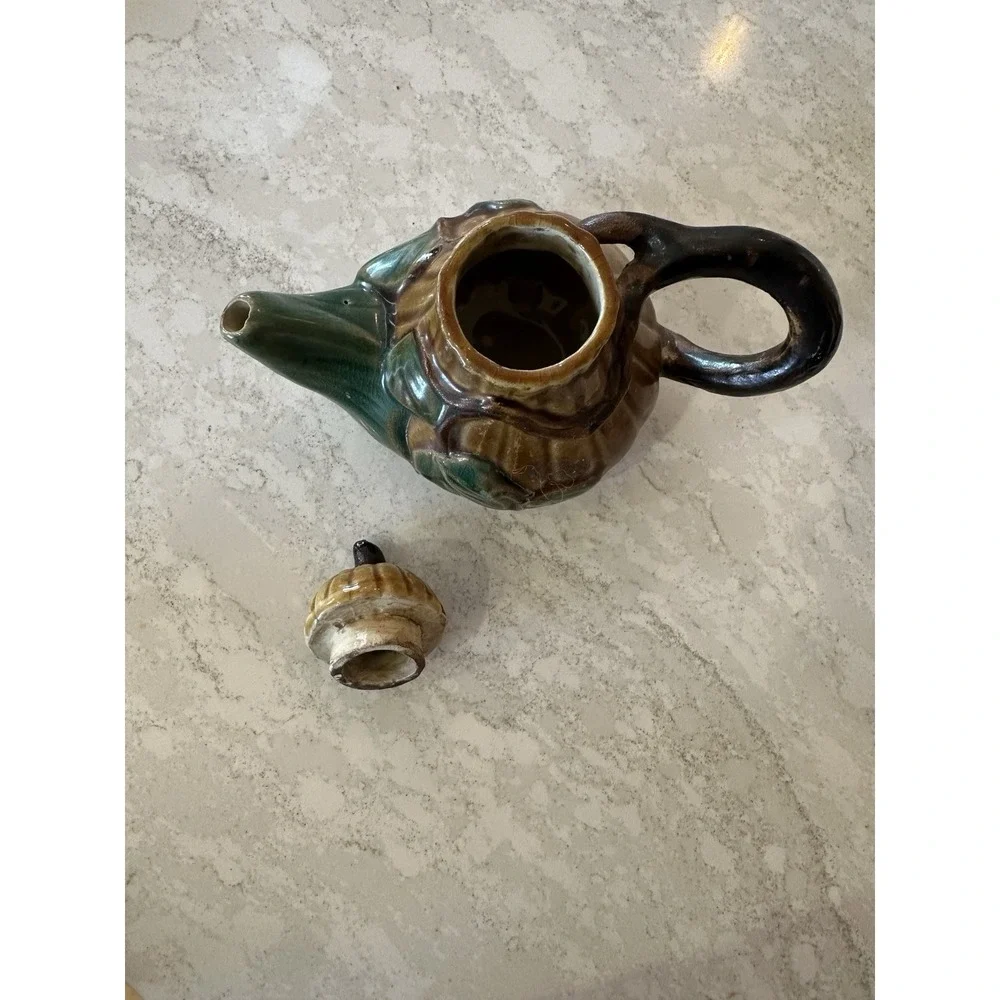 Vintage Gourd shaped Teapot 4.75