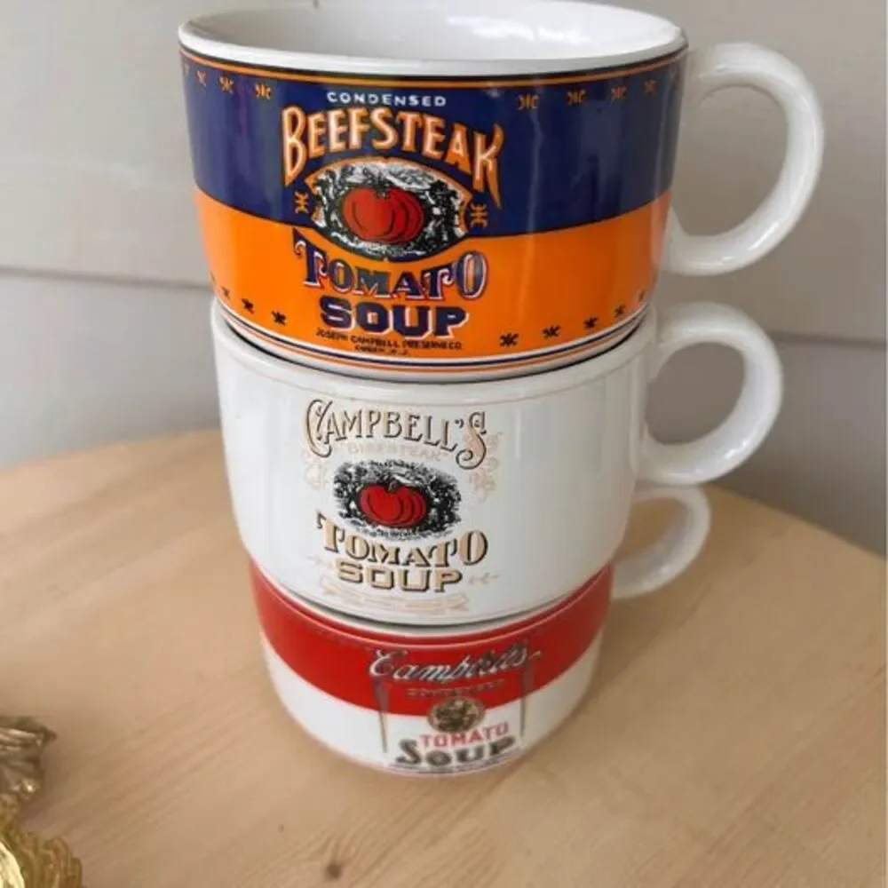 Vintage 1994 Campbells Soup Mugs set of 3