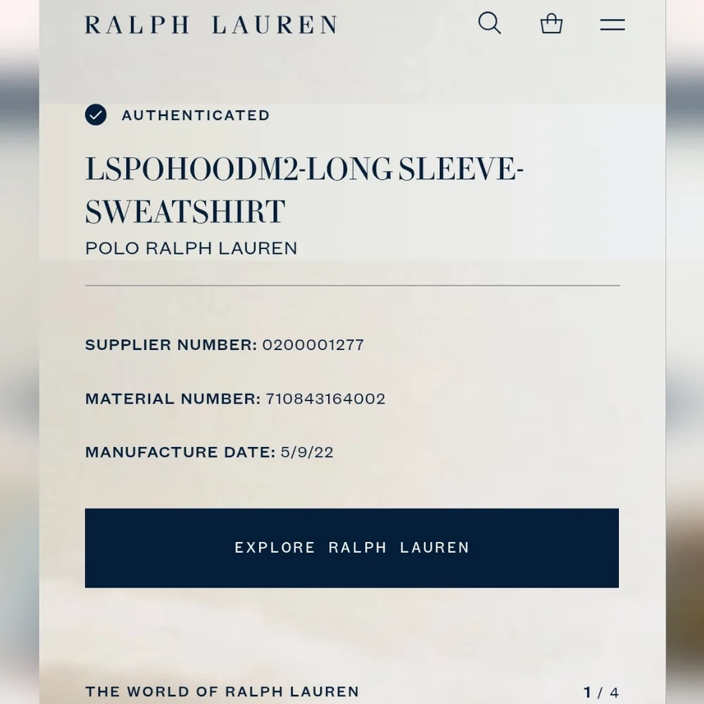 Polo Ralph Lauren long sleeve