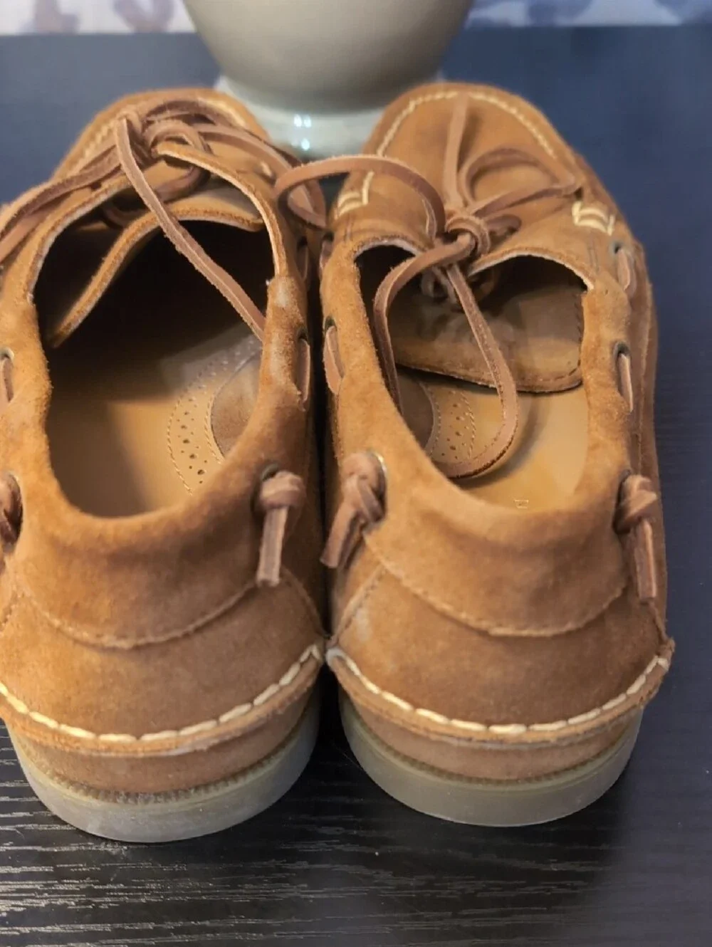 Polo Ralph Lauren tan suede