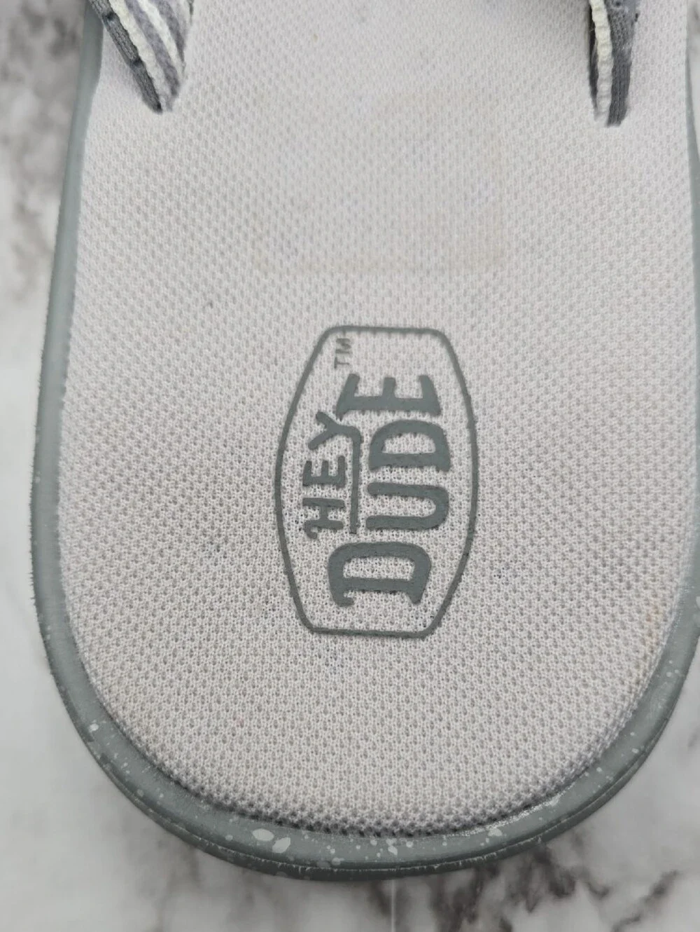 Hey Dude Men's Gray Sami H20 Flip Flops