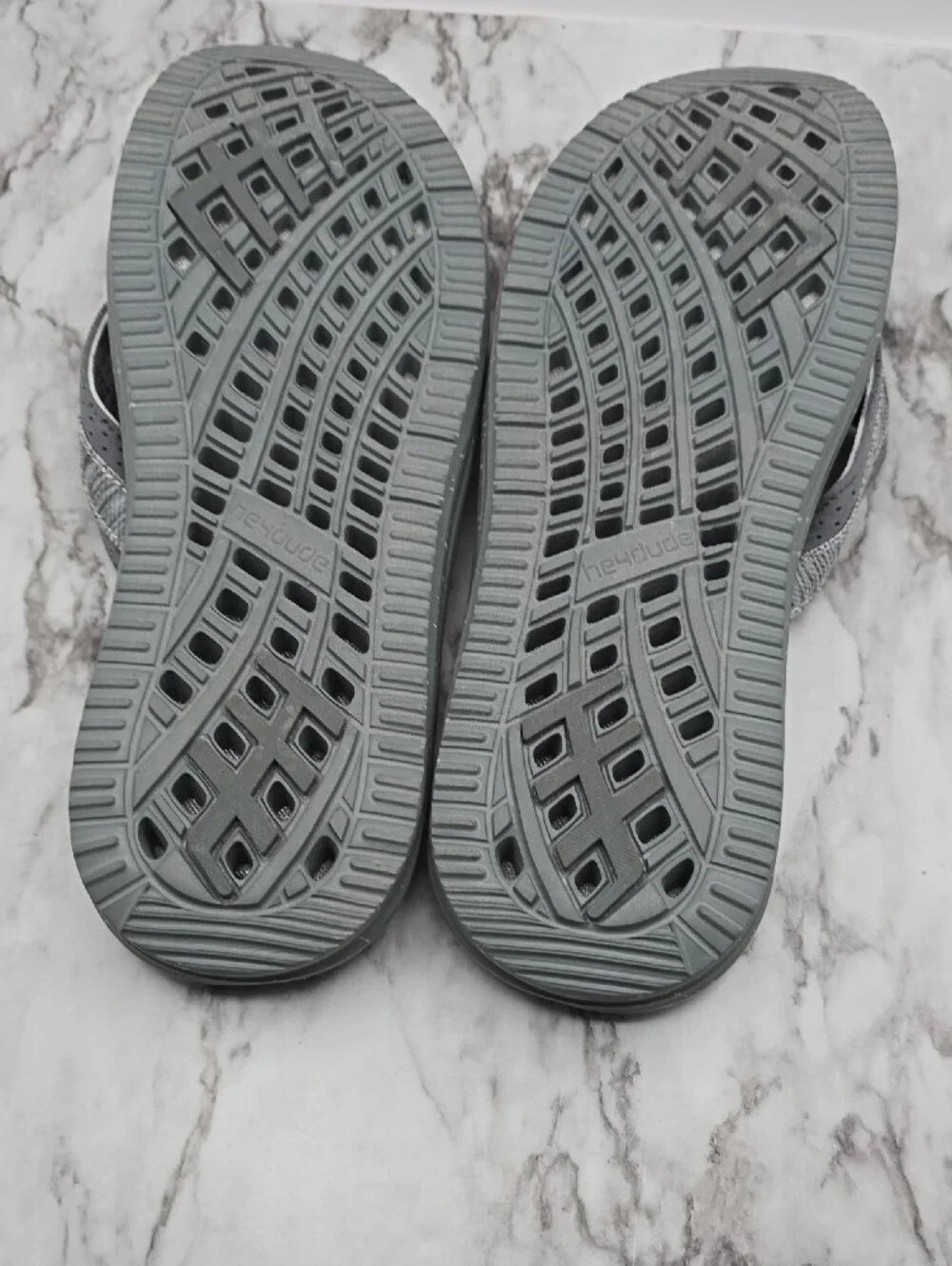 Hey Dude Men's Gray Sami H20 Flip Flops