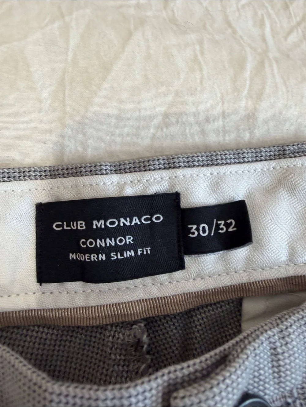 Club Monaco Men's Gray Chino Pants