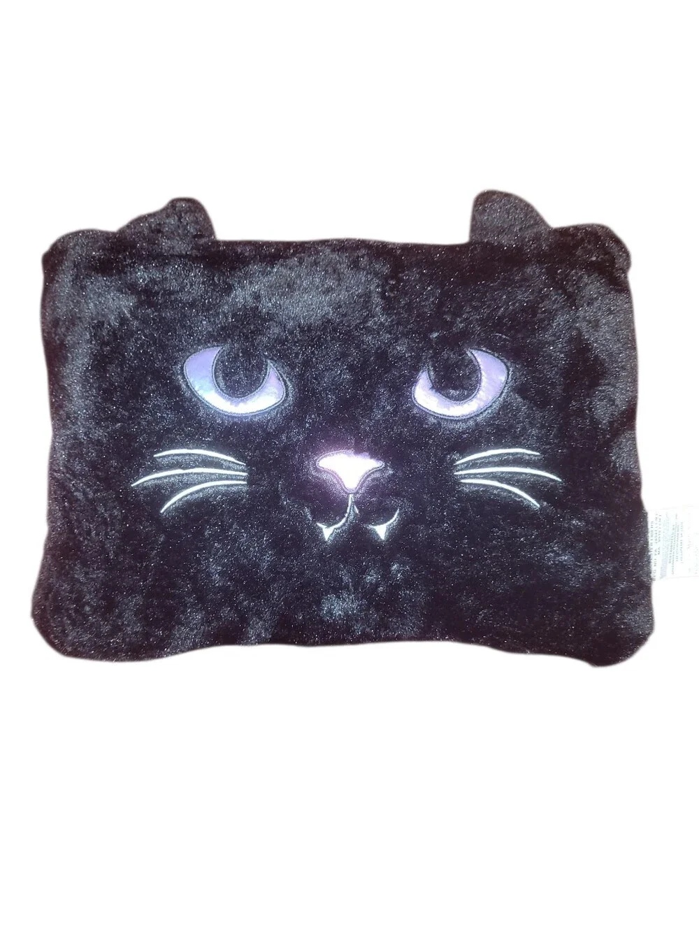 Black Cat Plush Soft Decorative Pillow