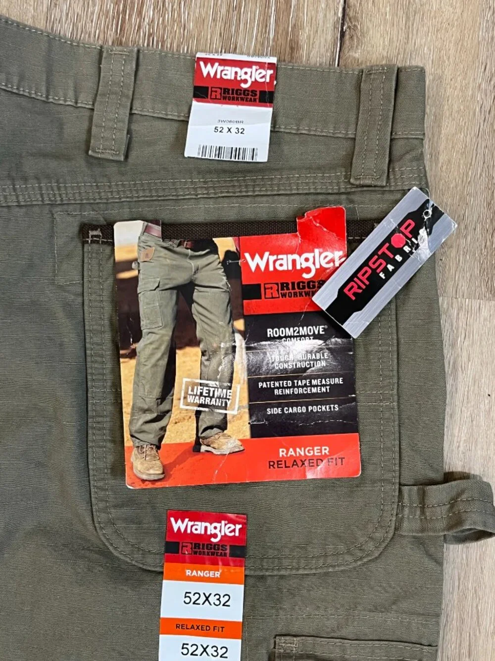 Wrangler pants ripstop